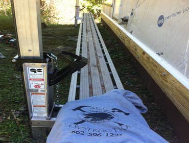 Deck prep Preparation for 16'x28' deck