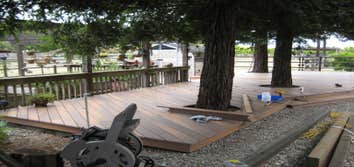 Backyard Custom Deck This project was for a customer in Gilroy, California. The deck was designed by my advisor Roy. The customer wanted a deck to inco