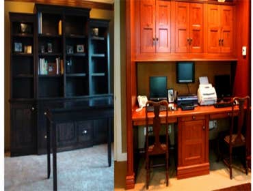 Home Office With more and more people working out of their homes, a designated home office has become a standard feature in many homes. Don't settle fo