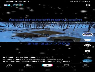 Snow and Ice melt removal 2025 localproroofingny.com
❄️ Protect your home this winter with Local Pro Roofing ❄️
Snow and ice buildup can add dangero