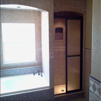 Tub and Walk In Shower
