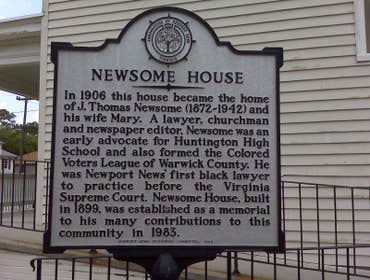 Newsome House We were proud to be a part of the restoration of the Newsome House (an 1899 victorian landmark in Newport News, VA.). The Newsome House 