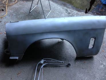 Studebaker fender after