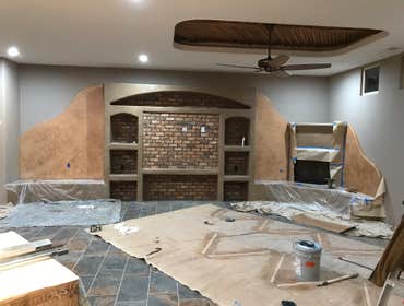Great room / family room new construction