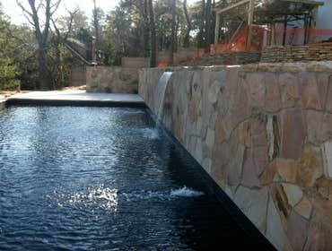 Patricks Pools Photos Patrick's Pools Inc is a swimming pool contractor serving Eastern Long Island. We specialize in elite gunite and vinyl pool insta