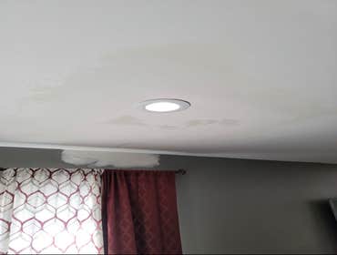 Photos by Gr Minga Brothers Construction LLC #1 Fixing water damage drywall ceiling and some crow molding