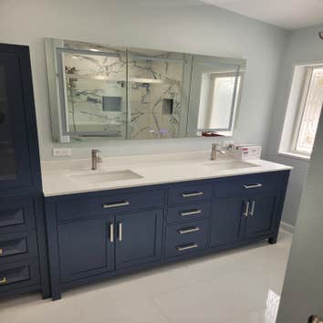 Photos by A-1 Construction #1 Full bathroom remodeling.