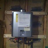 Gary Miller Project Tankless water heaters add a bathroom in your basement when your family grows we help you keep up with your plumbing needs, 98 perc