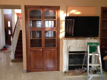 Custom insert Cabinet
