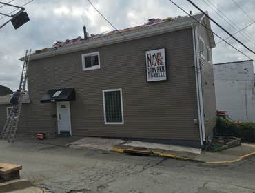 Noxs tavern New roof , siding, soffit facia and gutters