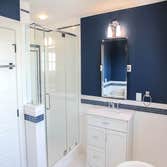 Baine Contracting Inc Project Multiple jobsites - showing kitchens, interior and exterior trim work, new homes, bathrooms, tile work, wood and iron ra