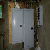 Electrical installation in Natick total re-wire bath on second floor on two family house plus 200amps panel in Natick-Ma