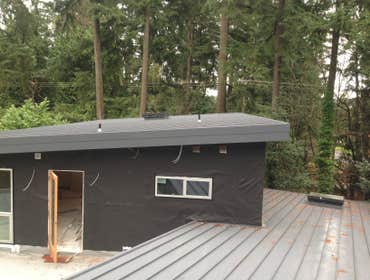 Metal Roofing New Custom home in Bellevue, WA