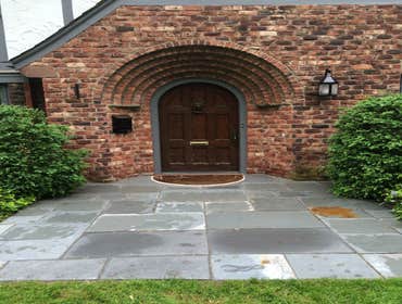 front entrance patio