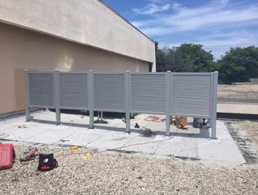 aluminum louvered