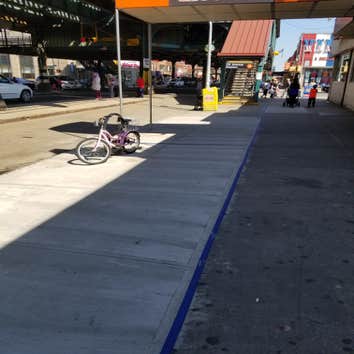 Sidewalk construction