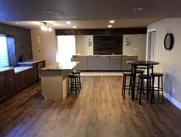 Gooden Basement 1500 Square foot basement. Large open concept.