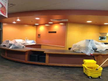 Restaurant ,interior painting