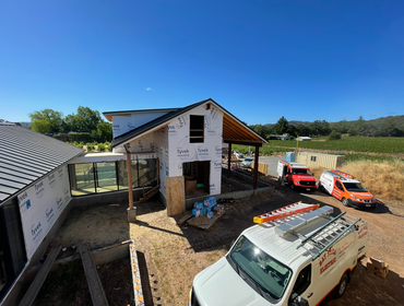 Start of Smart Home in Geyserville Ca