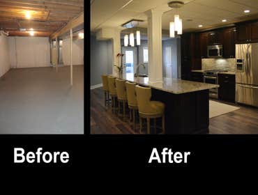 Basement remodel