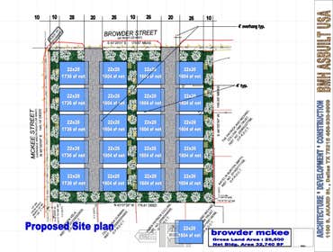 McKee Park Place Residences 20 Units of townhomes 1604 to 1732 Square Feet at the Corner of Browder and McKee in the vibrant Cedars Neighborhood.