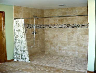 Roll-In Shower