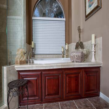 Custom bathroom in The Eagles