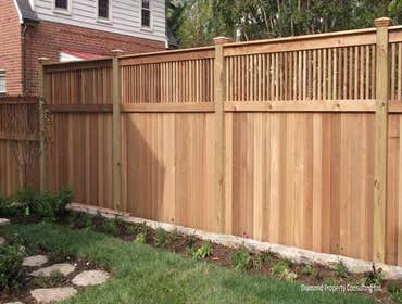 Pressure Treated Wood Fence