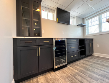 Basement Bar Cabinetry