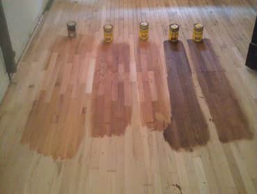 Stain samples