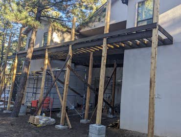 Photos by High Altitude General Contractors / H. A. G. C #5 New Deck coming along!