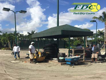 Clay Court Work in Progress
