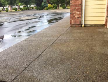 Aggregate Concrete Driveway
