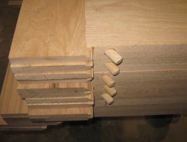 CUSTOM DOORS DOWELED TOGETHER