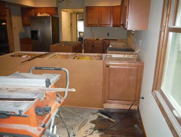 Oliver Remodel Kitchen Remodel with additional remodeling to the house