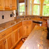 Exotic Granite on Hickory