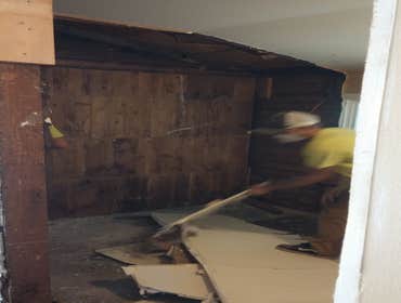 Preparing wall Removal