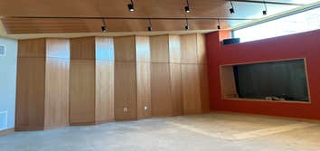 Photos by Cabmat Design Build #1 Recording Studio Interior:
Wall and Ceiling Sound panels
6 - sound-proof doors with jambs
1 - 8'x12' pocket door
1 - 7