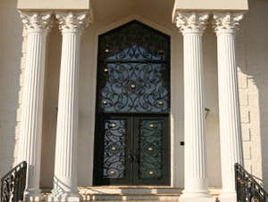 Front door metal work