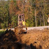 Demo,, tree removal ,,earth work Daleville park and ride ... a Tobyhanna Army Depot project
