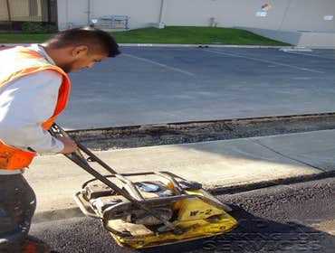 Asphalt Repiar This is a asphalt repair project that was performed by Empire Parking Lot Services in 2012. It included paving, seal coating, and parkin