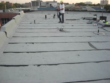 Modified roof install
