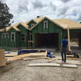 Custom home in rough-in stage