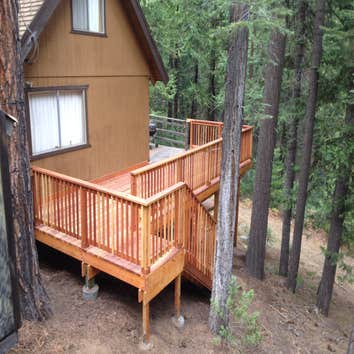Redwood deck