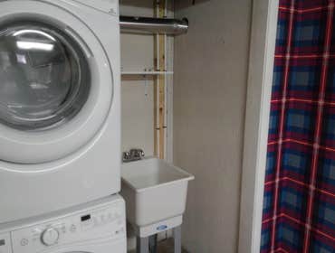 New duct work and shelf