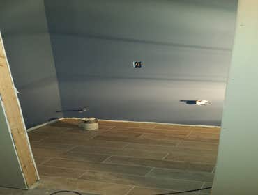 Basement This is a new basement "mancave" we painted, August 2016