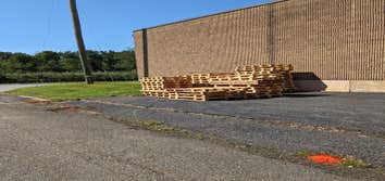 Commercial Fence and Overhang Removal A small commercial job removing an old fence and fallen overhang.