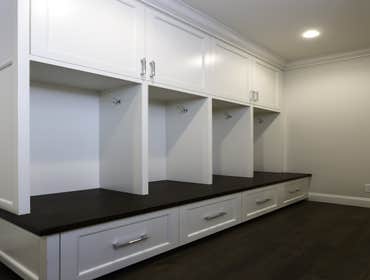 custom mudroom