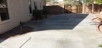 RV Concrete Slab with paver edge - Surprise AZ