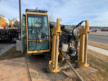 Photos by Karv LLC #1 HDD drilling across two busy roads. Heavy traffic area with both commercial and residential access.